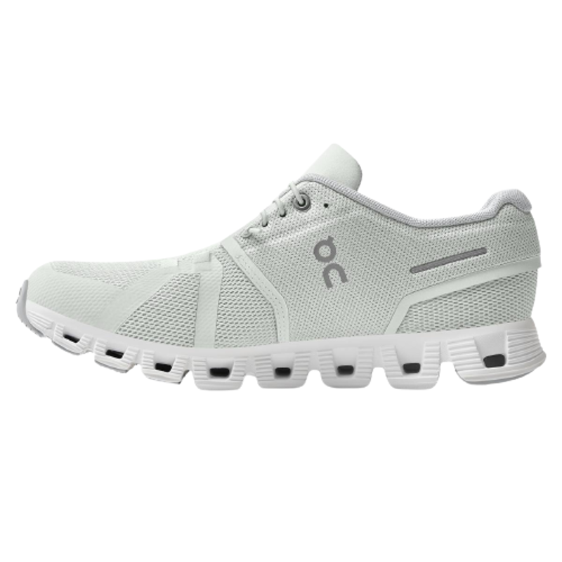 On Cloud 5 Women's Undyed-White Shoes in White-4